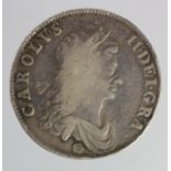 Crown 1662 rose below bust, nF, possibly ex-mount.