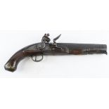 Dragoon pattern military flint lock pistol, 18th century