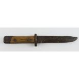 WW1 German trench knife made from a bayonet.