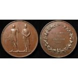 Suffolk Interest Shooting Medal, bronze d.47mm: The National Rifle Association 1860 medal by G.G.