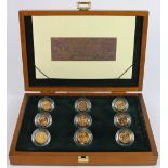 Half Sovereigns (9) "The Elizabeth II 80th Birthday set" 1926, 1982, the 2000 - 2006. A mixture of