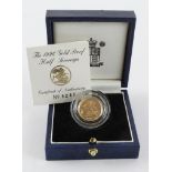 Half Sovereign 1996 Proof FDC cased as issued