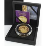 Alderney, 2021 Queen's 95th Birthday 24 Carat Gold Proof Twenty Pounds Coin, by Hattons of London,