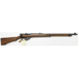 Long Lee Enfield Rifle dated 1898 and marked "crown & V.R.". Converted to charges loading at "