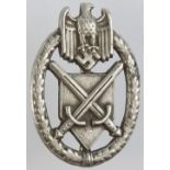 German army shooting badge with pin fixing to the back.