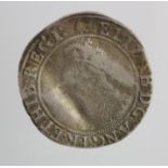 Elizabeth I Shilling mm. bell (1582-3) 6th Issue, Fine, 'love token' creases.