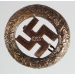 German Gau badge 1933, well maker marked to reverse.