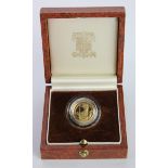 Britannia Ten Pounds (1/10th oz) 1990 gold proof aFDC boxed but no certificate