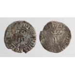 Edward I silver pennies (2) of Dublin and London, Fine, lightly chipped.