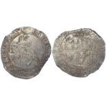 Charles I silver Halfcrown (under Parliament) mm. sun, S.2778, 15.23g, double-struck VF, some