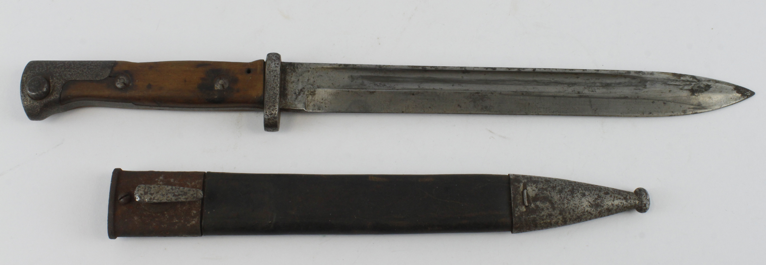 German mod 1884/98 regimentally marked knife bayonet.