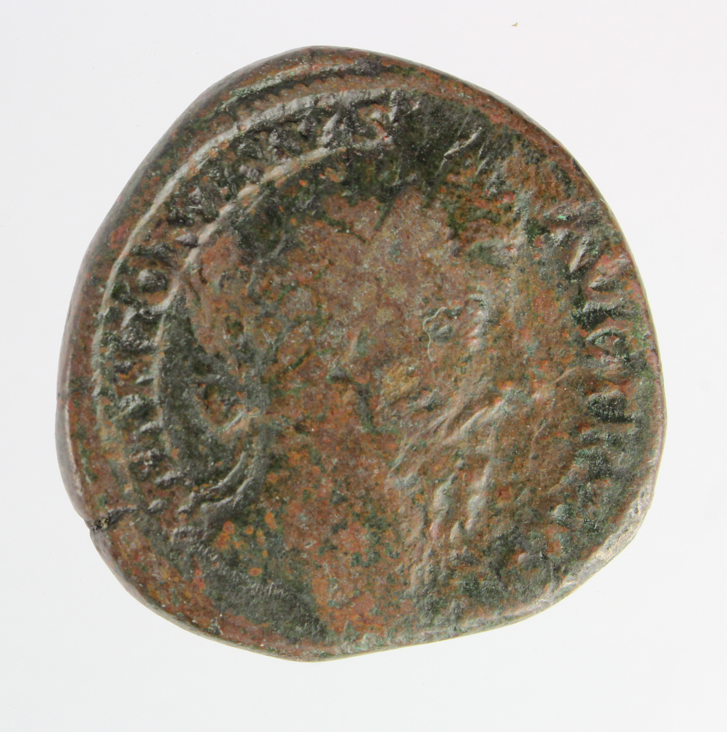 Roman Imperial: Marcus Aurelius AE Sestertius, Rome mint 171-172 AD, Rev: Jupiter seated l.