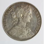 German State silver Thaler 1860 nEF