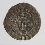 Edward Plantagenet silver Penny of Canterbury, 1.30g, dark, slightly porous aVF