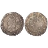 Charles I Shilling mm. portcullis, group D, S.2789, 5.82g, nVF