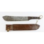 WW1 Machete in its 1917 dated scabbard.