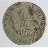 Charles I, old white metal reproduction of the famous Oxford Crown 1644, aVF