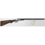 Scarce double barrelled .410 hammerless Shotgun, barrels 25", in VGC. With current Certificate of