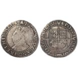 Elizabeth I Shilling mm. bell (1582-3), bust 3B, S.2577, 5.68g, nF, some old scratches.