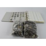 GB & World coins 5KG+, and an album of world coins, a little silver noted.