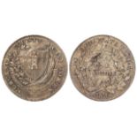 Token, 19thC: Worcester County & City silver Shilling 1811 EF-GEF
