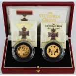 Fifty Pences (2) "Victoria Cross" two-coin set 2006. aFDC/FDC. Boxed as issued