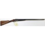 Double barrelled 20 Bore hammerless Shotgun, action signed "John Wilkes", engraved locks,