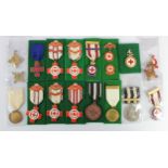Red Cross & St Johns Medals various types (17 items)