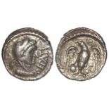 Celtic Britain silver unit of Epaticcus, co-ruler of the Catuvellauni (brother of Cunobelin) 1st