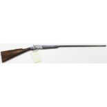 Poachers .410 single barrel Shotgun made in Belgium c1930. Chequered walnut stock, SN: 11845, barrel