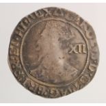 Charles I Shilling mm. triangle, 5.85g, nVF, small dent.