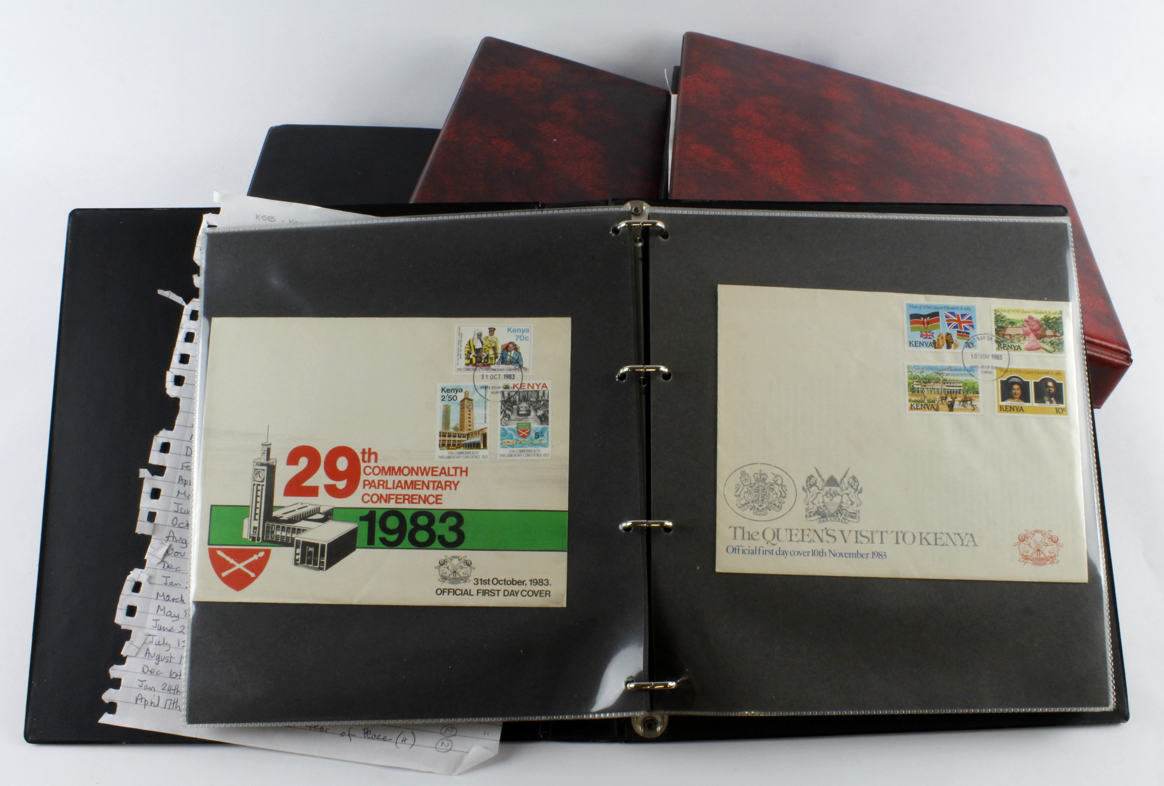 Kenya FDC's (approx 140) in 4x albums, c1982 to 2003. All unaddressed offical covers in fine