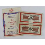Edward VIII Coronation. A leaflet with route map published Oxo Ltd “Edward VIII. His Coronation