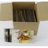 Foreign, interesting original mixture in box, postmarks noted (approx 300 cards)