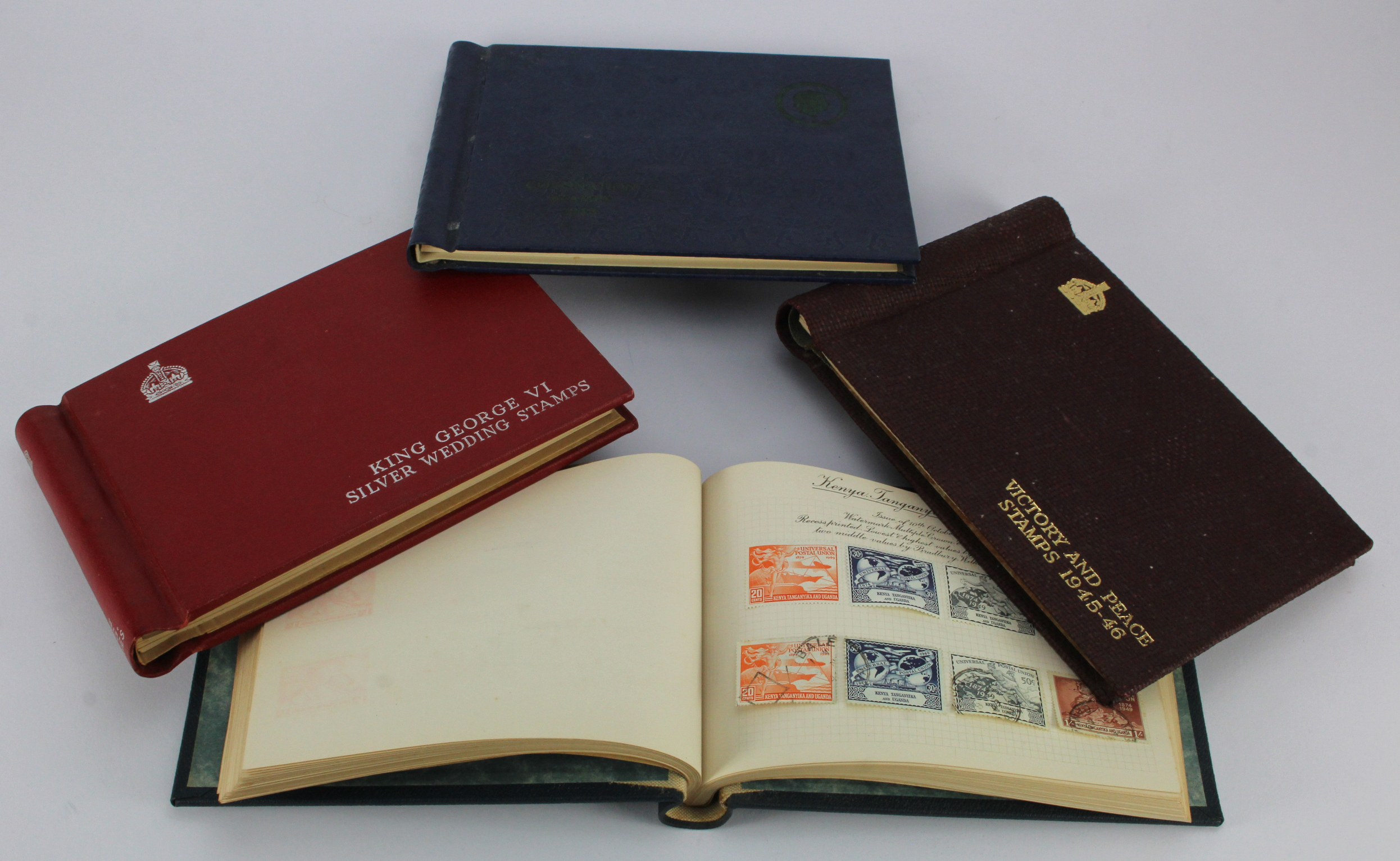 British Commonwealth complete or very near so, Omnibus collections in special albums, 1945/6