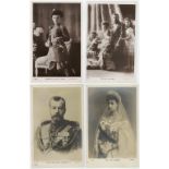 Russian Royalty, Czar & family, R/P's (4)