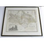 Greenwood (C. & J.). Large map, titled 'Map of the North Riding of the County of York', dated