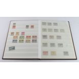 South Pacific Islands range in useful stamps in brown stockbook