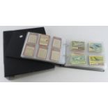 Collection of 12 gum cards sets in 1 large & 1 small album, 8 sets from A & BC (including 3 Football