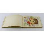 Album. An album containing illustrations, poems, etc., circa 1930s, size 19.5cm x 14cm approx.