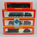 Hornby. Four boxed Hornby OO gauge locomotives, comprising 'Battle of Britain Class, Tangmere' (