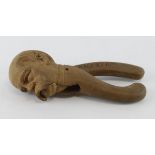 Nutcracker. Novelty carved wood nutcracker, depicting the head of a gentleman, marked Rigi Kulm,