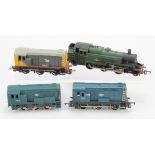 Hornby. Four Hornby OO gauge locomotives, comprising 'British Railways 82004', 'BR 09026', 'BR