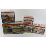 Hornby. Five boxed Hornby Skaledale OO scale models, comprising Skaledale East Goods Shed (R8852);