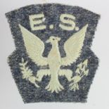 Cloth badge WW2 Eagle Squadron shoulder patch. Rare