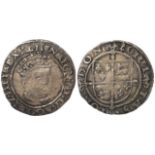 Edward VI coinage in the name of his father Henry VIII (debased) silver Groat (1547-51), Southwark