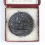 Lusitania medallion in good condition complete with box and original description sheet.