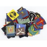 Cloth badges: British Army WW2 & Later Formation Sign Badges all in excellent condition. (approx