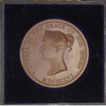 British Academic Medal, bronze d.54.5mm: Department of Science and Art, Queen's Medal 1856 by W.