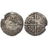 Edward III silver Groat, London mint, Fourth Coinage Treaty Period (1361-1369), S.1616, double